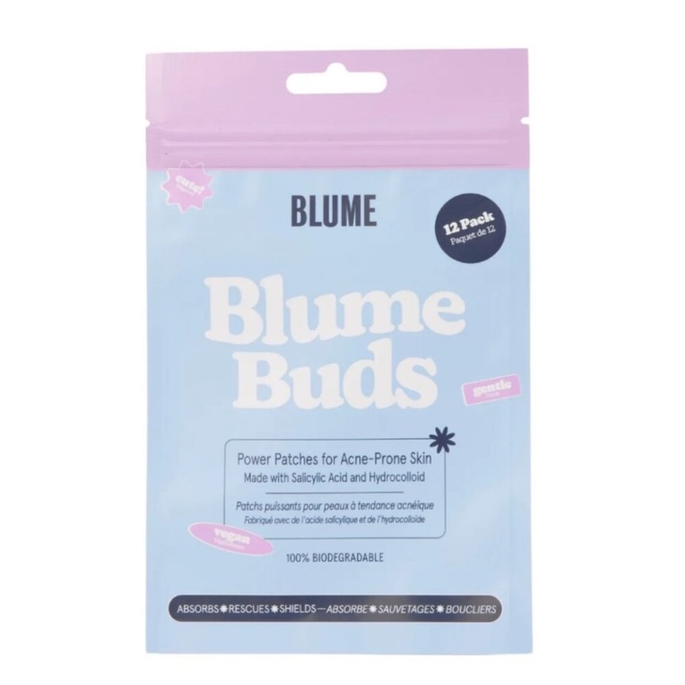 NWT Blume Buds Power Patches for Acne-Prone Skin ~ 12 Pack ~ new in sealed pkg